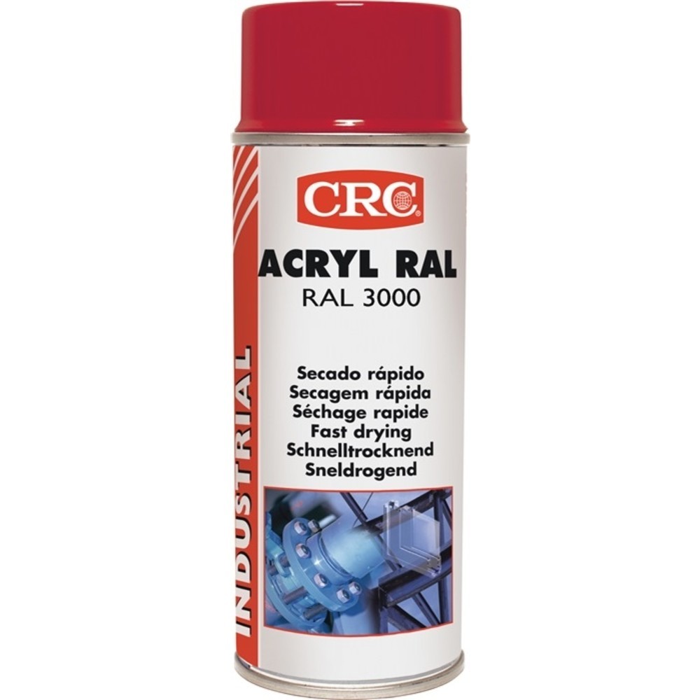 Produktabbildung Nr. 2: CRC Farbschutzlackspray ACRYLIC PAINT feuerrot glänzend RAL 3000 400ml Spraydose