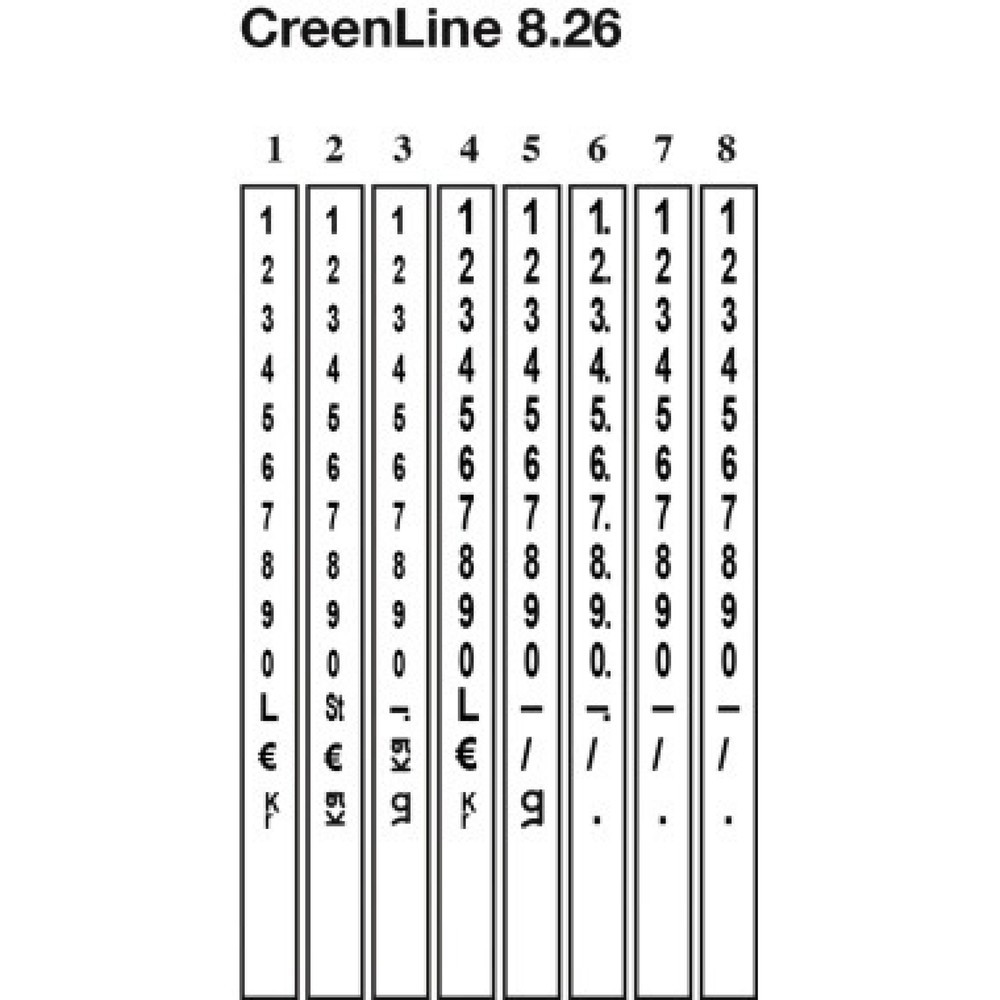 Produktabbildung Nr. 4: CreenLine Preisauszeichner Set 8.26 ACL-SET14000826