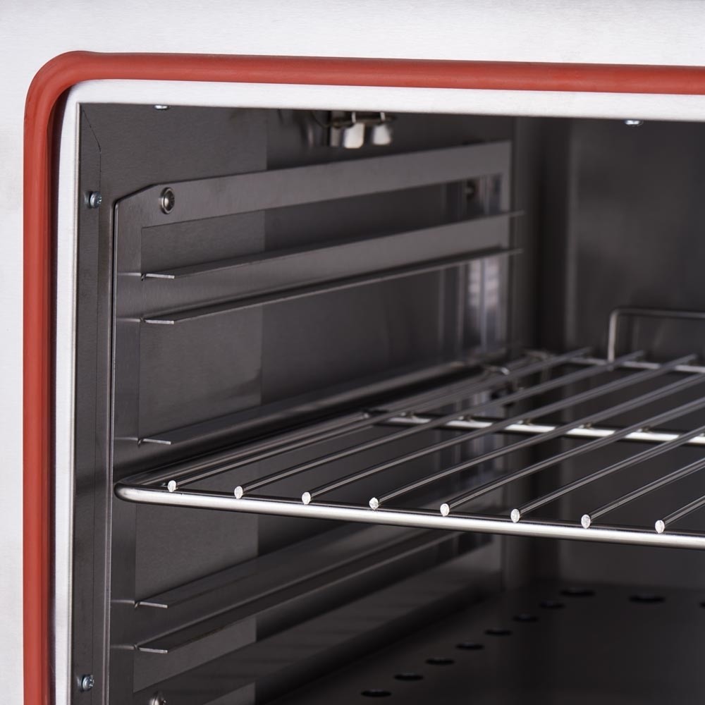 N° de l'image du produit 3 : Cuisinière électrique Stalgast avec 4 plaques de cuisson et four à convection GN 1/1, Série 700 ND