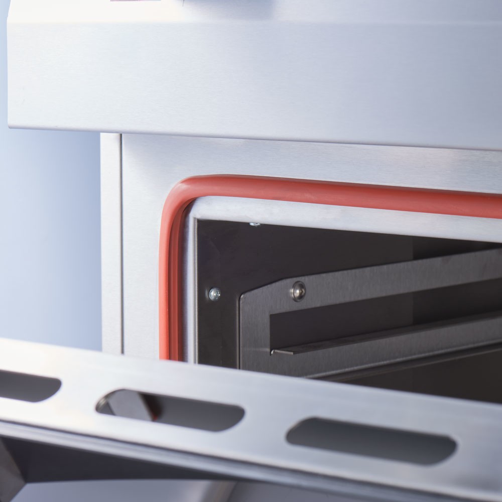N° de l'image du produit 6 : Cuisinière électrique Stalgast avec 4 plaques de cuisson et four statique GN 2/1, Série 700 ND