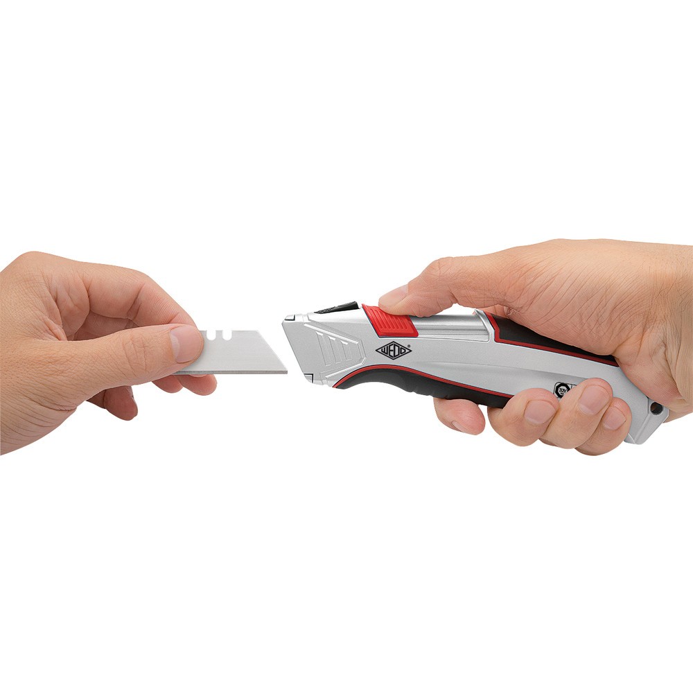 N° de l'image du produit 3 : Cutter de sécurité WEDO® Safety Alu, avec lame en acier au carbone de 19 mm