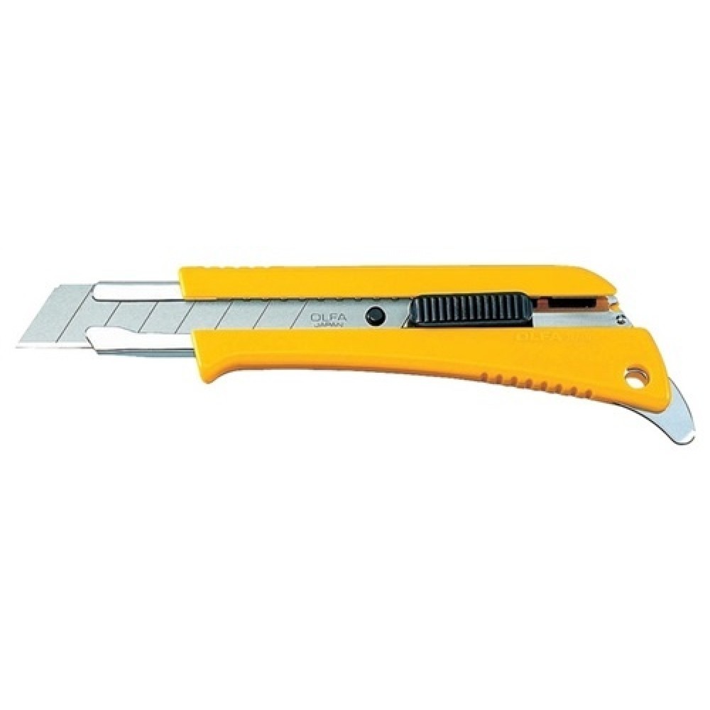 Produktabbildung Nr. 1: Cuttermesser Klingenbreite 18mm L.155mm m.Drucktaster OLFA