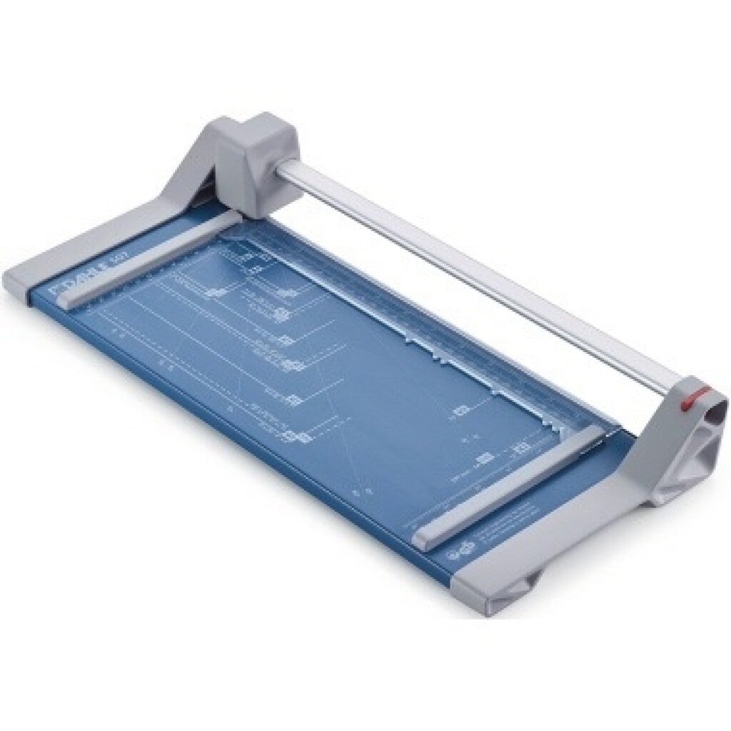DAHLE Rollenschneider 00507-24040 DIN A4 Metall blau Produktabbildung: DAHLE Rollenschneider 00507-24040 DIN A4 Metall blau