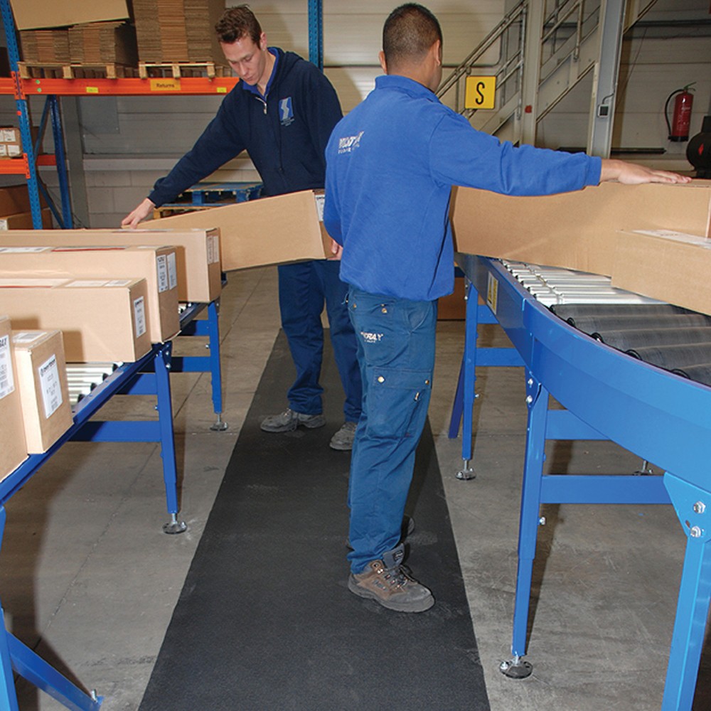 N° de l'image du produit 6 : Dalle anti-fatigue, surface en caoutchouc, face arrière en vinyle, lxP 610 x 910 mm
