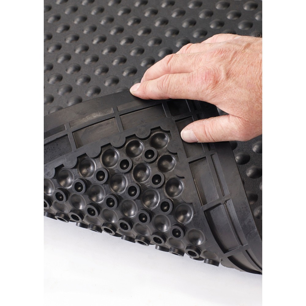 N° de l'image du produit 5 : Dalle anti-fatigue, résistante à l’usure, à picots, lxP 600 x 900 mm