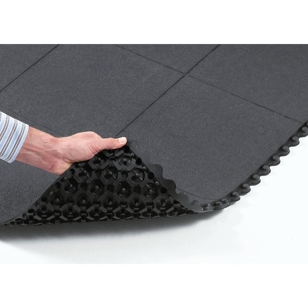N° de l'image du produit 2 : Dalle de sol pour postes de travail de montage, système emboîtable, pleine, lxP 910 x 910 mm