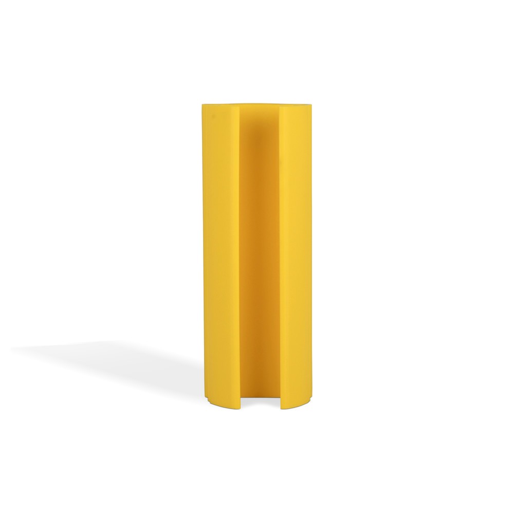 N° de l'image du produit 5 : Dancop d-flexx Protection contre les chocs pour rayonnages Alfa, en plastique, dimensions intérieures Hxl 400 x 100 x 125 mm