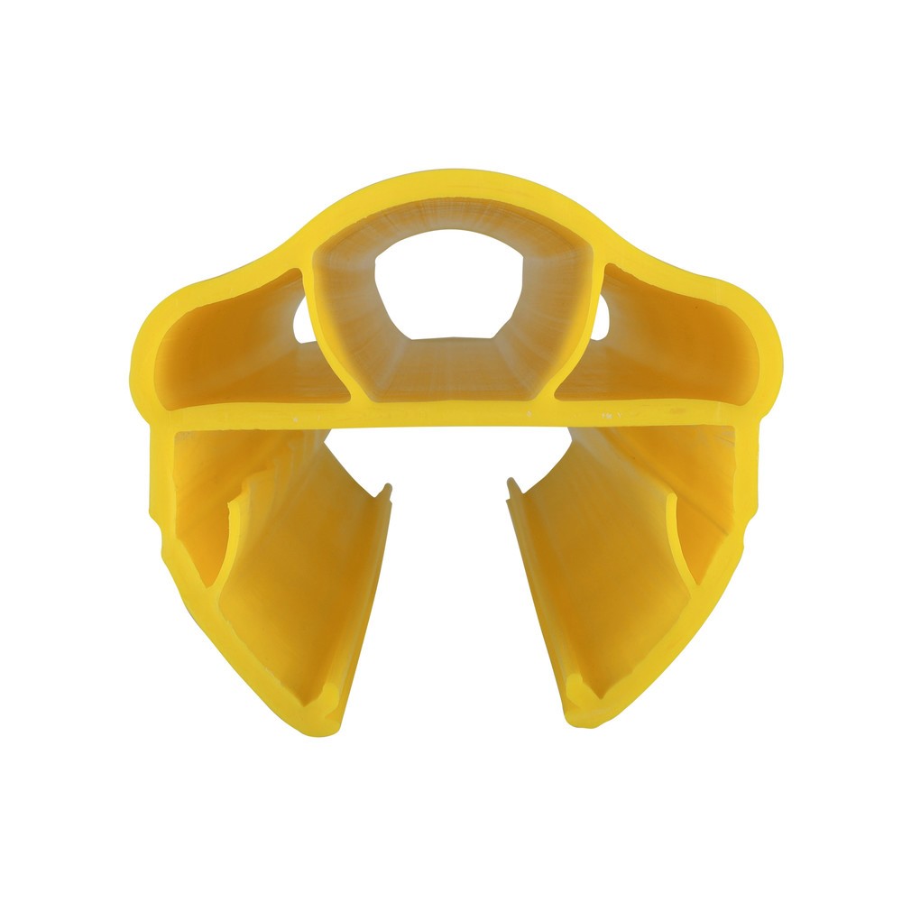 N° de l'image du produit 5 : Dancop d-flexx Protection contre les chocs pour rayonnages Alfa, en plastique, dimensions intérieures Hxl 600 x 100 x 125 mm