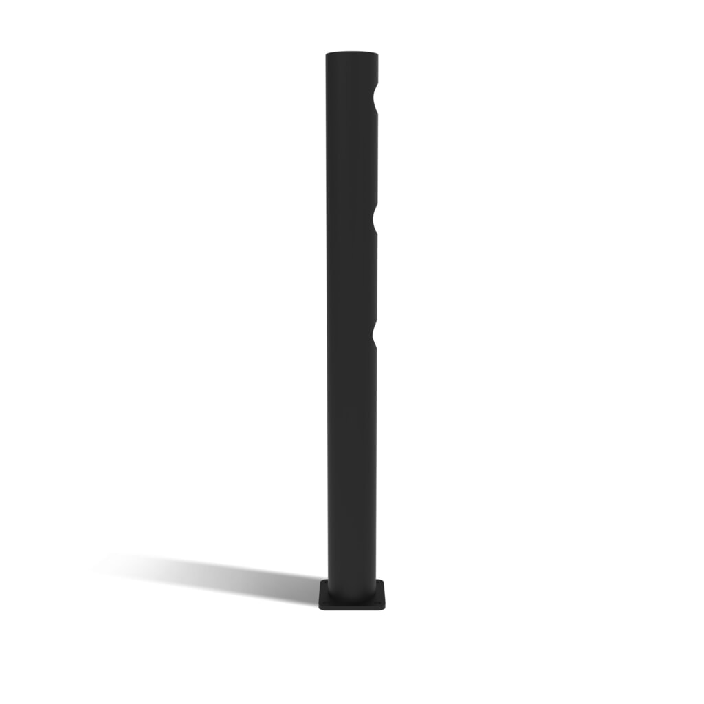 Produktabbildung Nr. 7: Dancop Endpfosten für  Sicherheitsgeländer "Delta", Innen- und Außenbereich, 1.200 mm Höhe