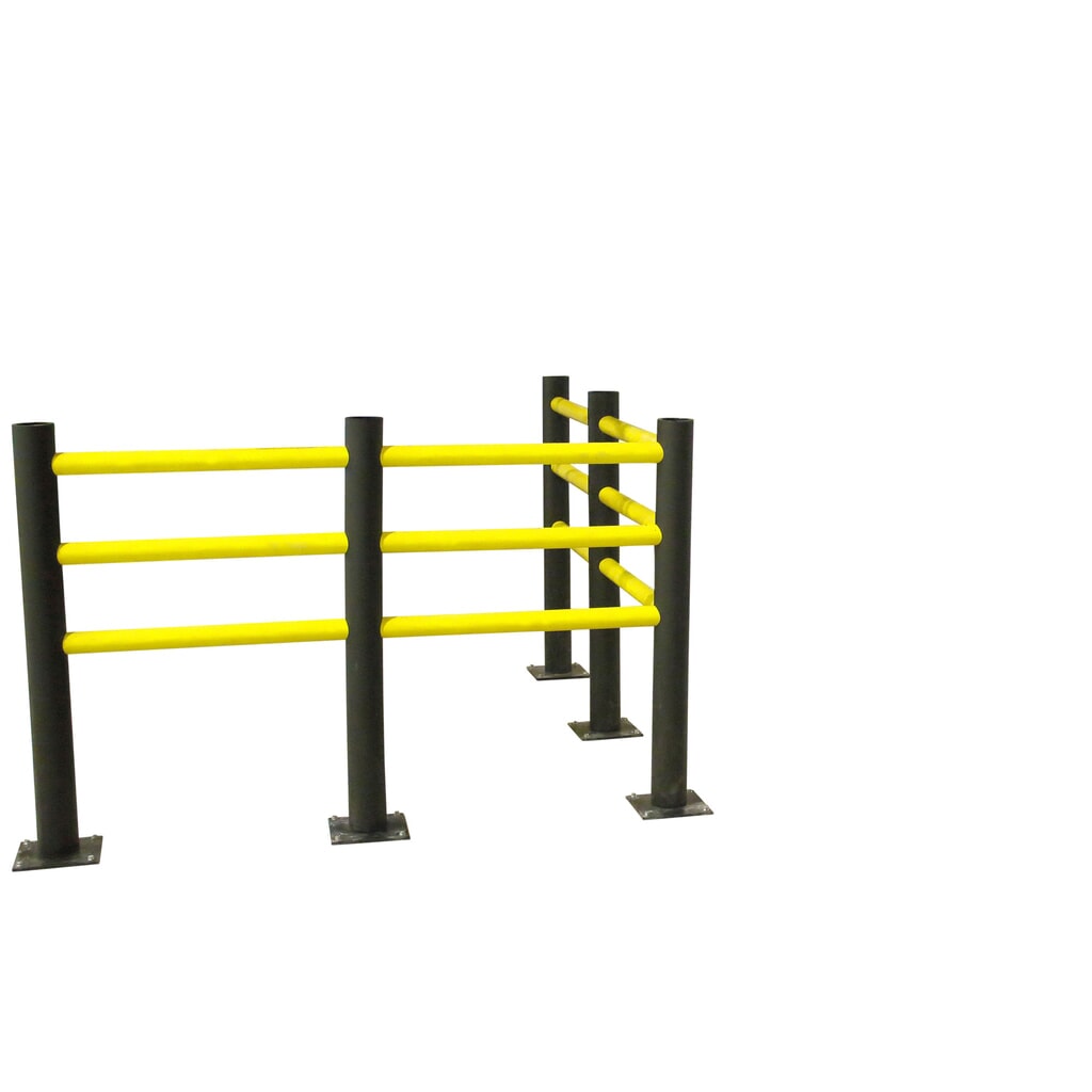 Produktabbildung Nr. 11: Dancop Holmsatz für Sicherheitsgeländer "Delta", Innen- und Außenbereich, 3 x 350  - 1.510 mm, individueller Zuschnitt