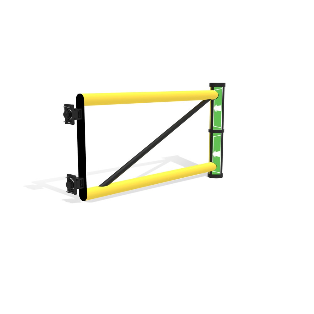 N° de l'image du produit 6 : dancop Porte battante pour garde-corps de sécurité « Delta », H x l 1 200 x 1 200 mm
