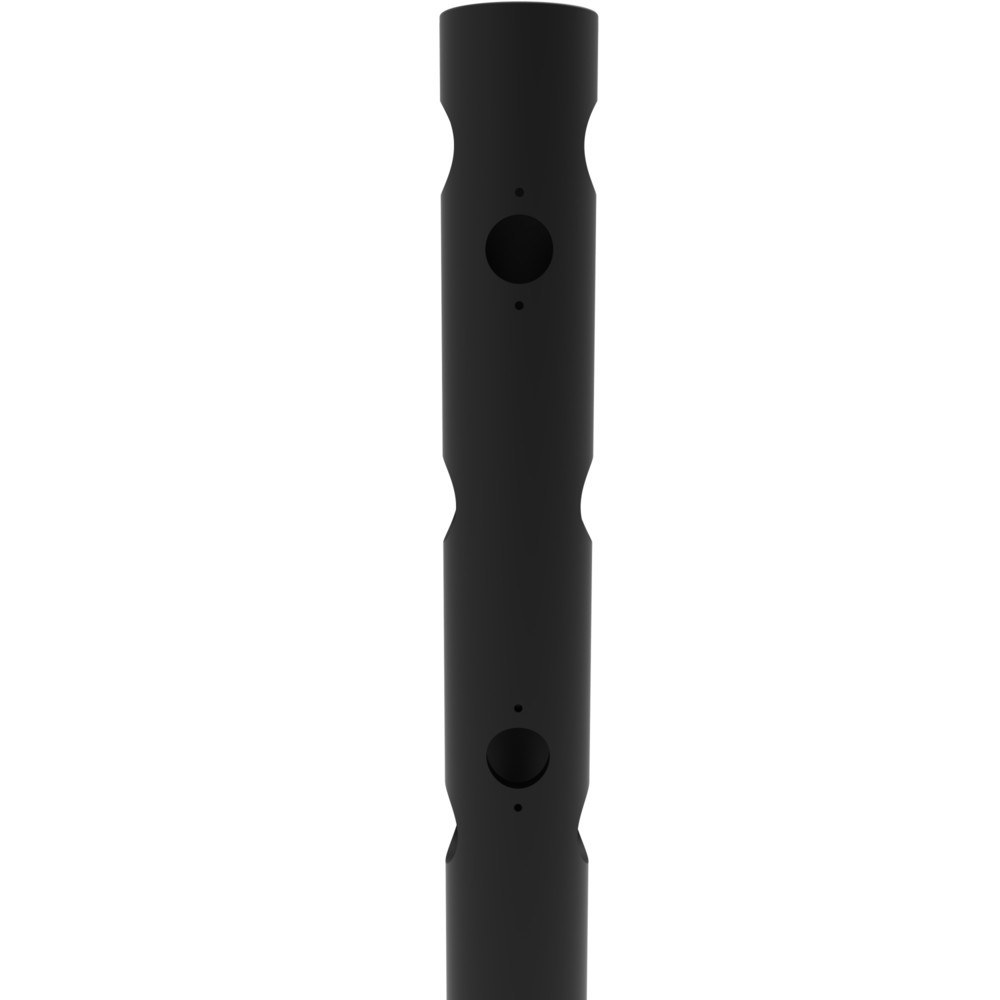 N° de l'image du produit 9 : dancop Poteau central de porte battante pour garde-corps de sécurité « Delta », Ø 110 mm, hauteur 1 200 mm, 90°