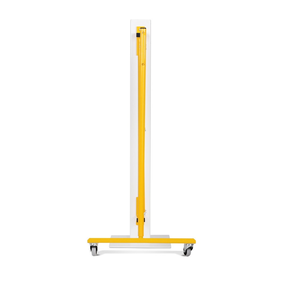 Produktabbildung Nr. 3: dancop Scherengitter, Rollen einseitig, Wandmontage, Breite 3.600 mm, schwarz/gelb