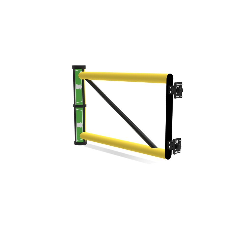 Produktabbildung Nr. 6: Dancop Schwingtür für Rammschutzgeländer "Delta", Innen- und Außenbereich, HxB  1.200 x 1.000 mm