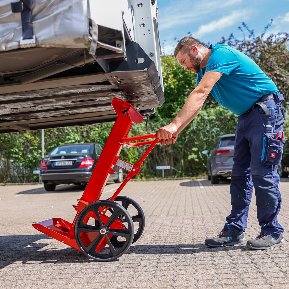 Produktabbildung Nr. 3: dancop Teleskop-Verladestütze,  TÜV- und GS-zertifiziert, Tragkraft 40 t, Höhe 900 - 1.022 mm
