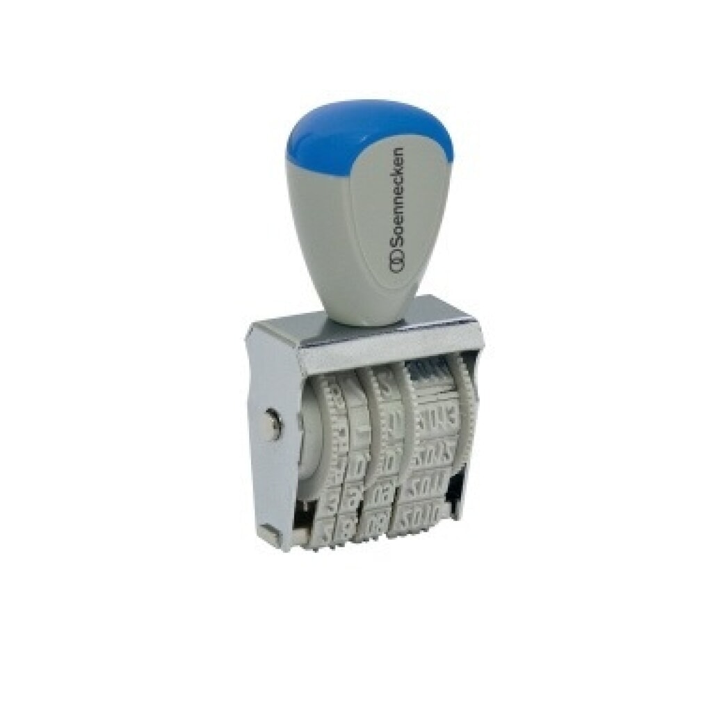 Soennecken Datumstempel 3835 Monat in Ziffern 4x26mm Produktabbildung: Soennecken Datumstempel 3835 Monat in Ziffern 4x26mm