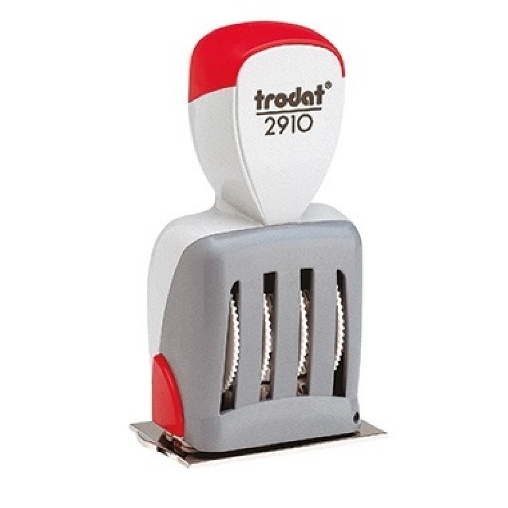 Produktabbildung: trodat Datumstempel Classic 73359 6x3,5x10,2cm l.gr/rt