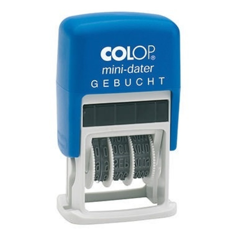 Produktabbildung: COLOP Datumstempel mini-dater GEBUCHT 160/L3 105181