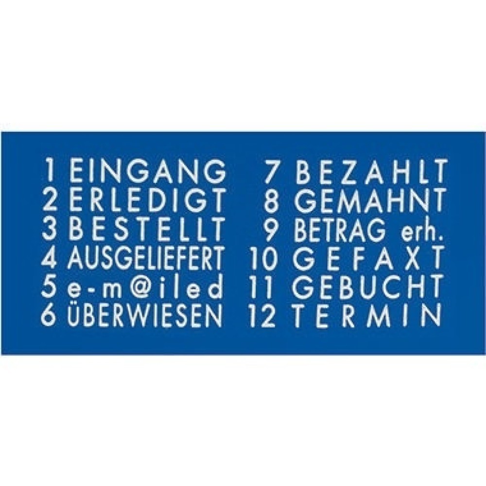 Produktabbildung: COLOP Datumstempel mini info-dater S120/WD 1453100200 blau/grau