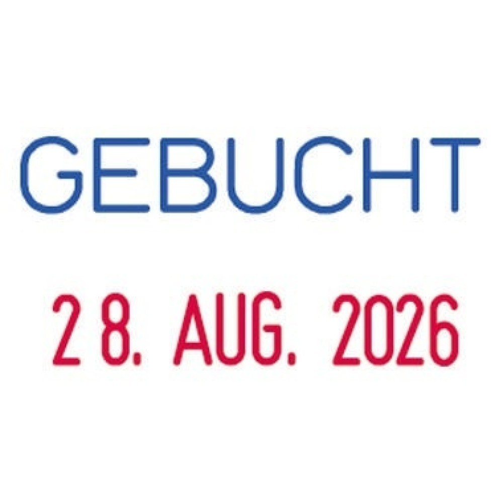 Produktabbildung Nr. 2: COLOP Datumstempel mini-dater GEBUCHT 160/L3 105181