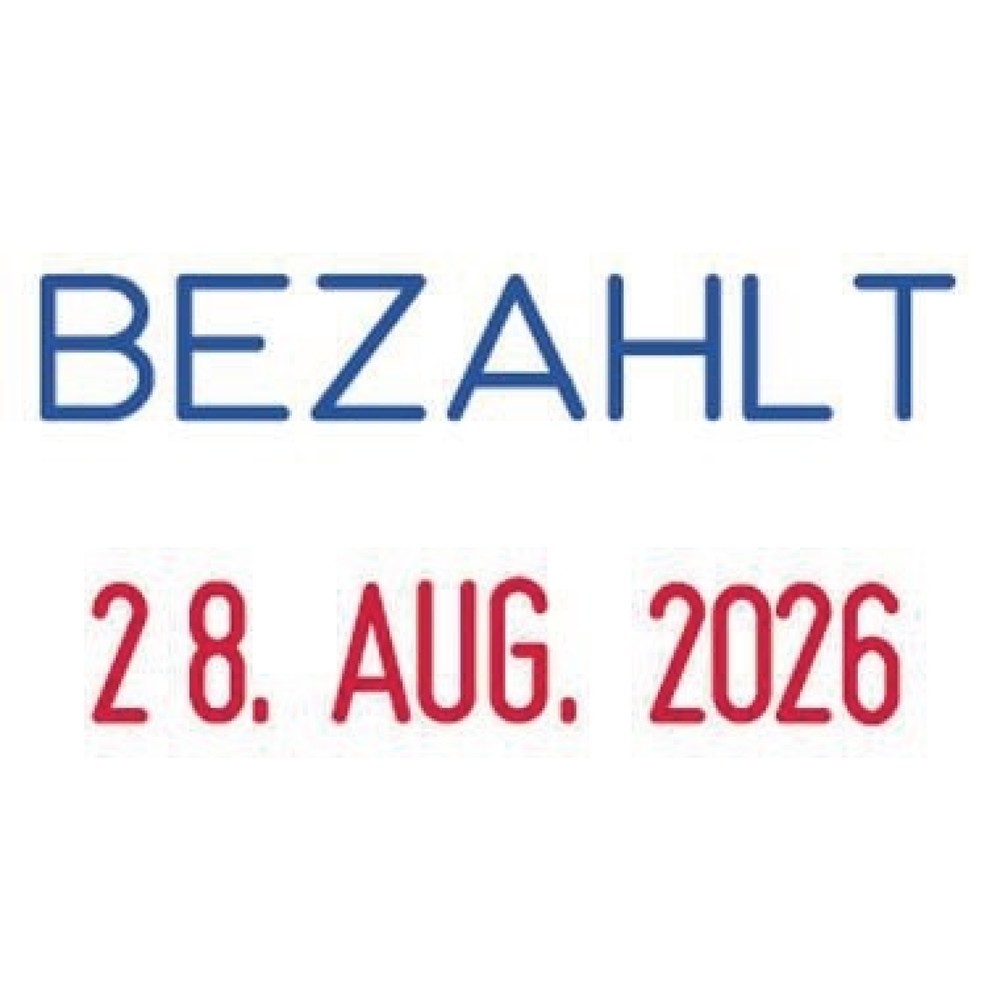 Produktabbildung Nr. 2: COLOP Datumstempel mini-dater BEZAHLT 160/L2 105141