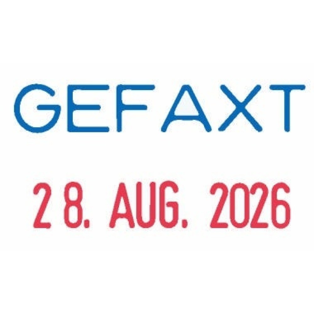 Produktabbildung Nr. 2: COLOP Datumstempel mini-dater GEFAXT 160/L4 105207