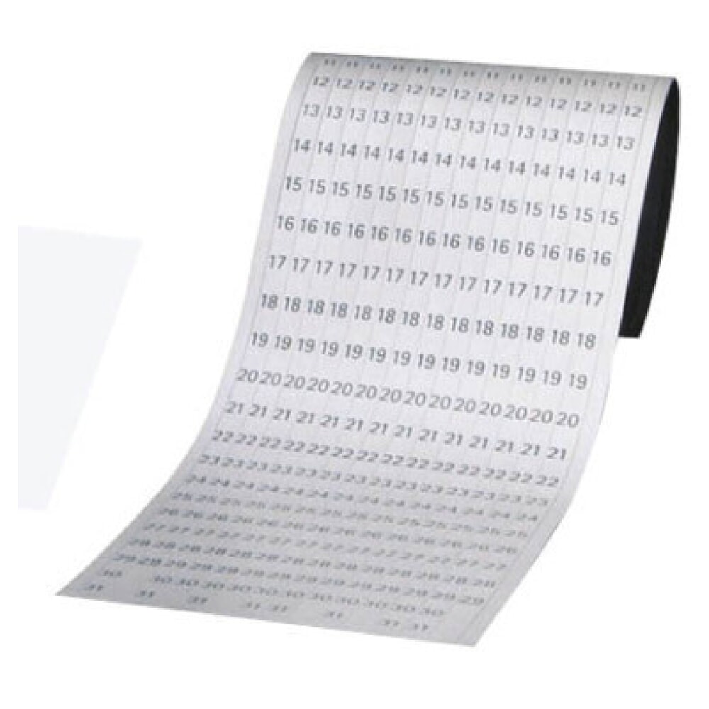 Produktabbildung: Datumsstreifen für FRANKEN Jahreskalender JetKalender, weiß, magnetisch