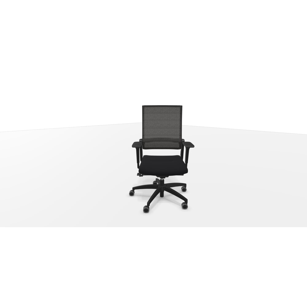 Produktabbildung: Dauphin Bürostuhl, Lordo flex, mit hoher flexibler Netz-Rückenlehne, Syncro-Quickshift®-Mechanik, schwarz