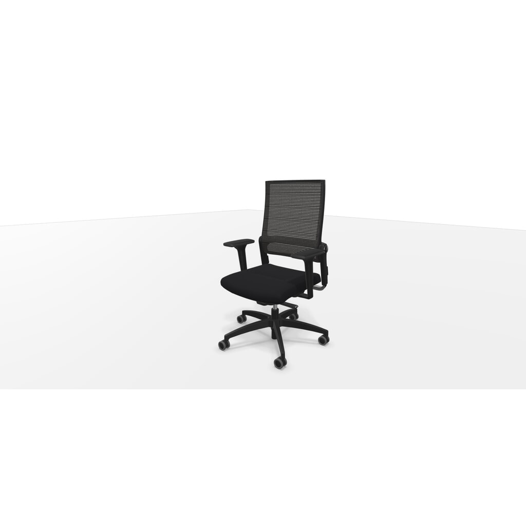Produktabbildung Nr. 4: Dauphin Bürostuhl, Lordo flex, mit hoher flexibler Netz-Rückenlehne, Syncro-Quickshift®-Mechanik, schwarz