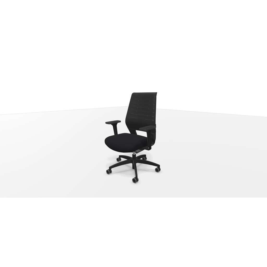 Dauphin Bürostuhl, X-Code pure Drehstuhl mit hoher Netz-Rückenlehne, Syncro-Motion X®-Mechanik, schwarz Produktabbildung Nr. 3: Dauphin Bürostuhl, X-Code pure Drehstuhl mit hoher Netz-Rückenlehne, Syncro-Motion X®-Mechanik, schwarz