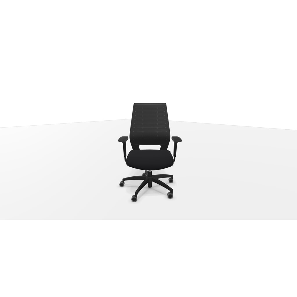 Dauphin Bürostuhl, X-Code pure Drehstuhl mit hoher Netz-Rückenlehne, Syncro-Motion X®-Mechanik, schwarz Produktabbildung Nr. 4: Dauphin Bürostuhl, X-Code pure Drehstuhl mit hoher Netz-Rückenlehne, Syncro-Motion X®-Mechanik, schwarz