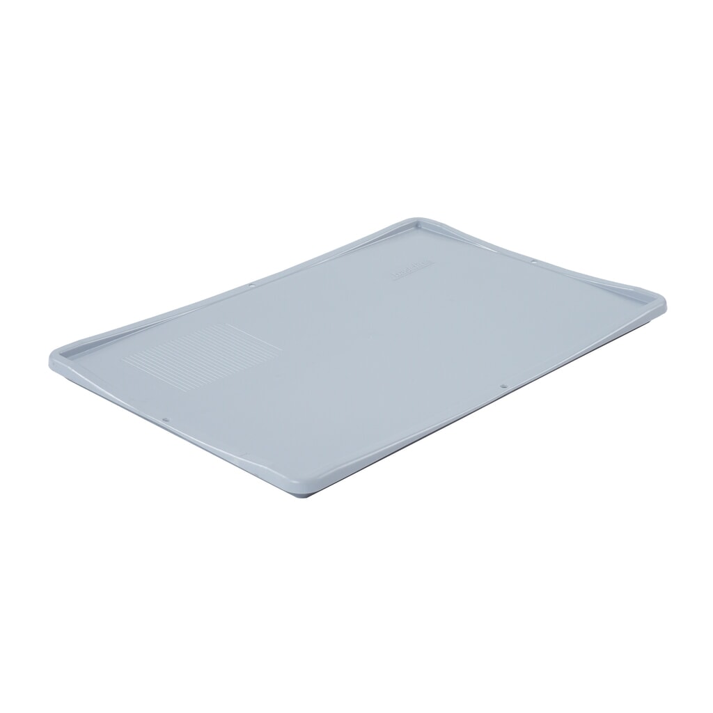 Deckel für Euro-Stapelbehälter BASIC, BxT 600 x 400 mm Produktabbildung: Deckel für Euro-Stapelbehälter BASIC, BxT 600 x 400 mm