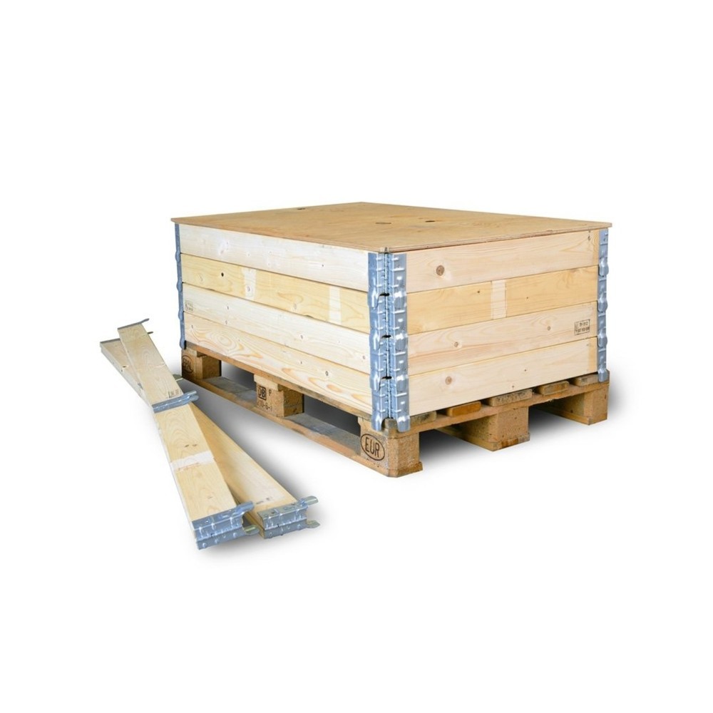 Produktabbildung: Deckel für Holzaufsatzrahmen, 1/2-Maß, LxBxH 800 x 600 x 8 mm