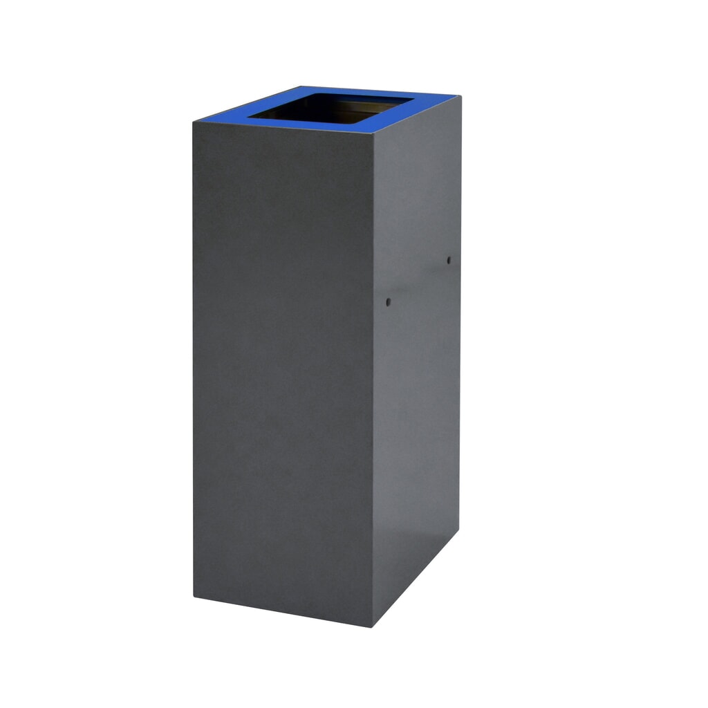 Produktabbildung Nr. 4: Deckel für modulare Abfalltrennanlage, 60 Liter, blau