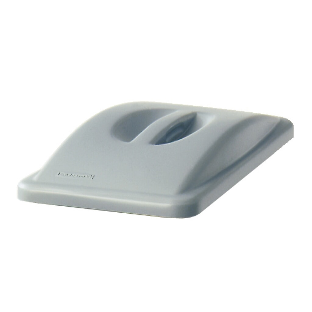 Deckel für Wertstoffsammler Rubbermaid Slim Jim®, mit Griff, PE, grau Produktabbildung: Deckel für Wertstoffsammler Rubbermaid Slim Jim®, mit Griff, PE, grau