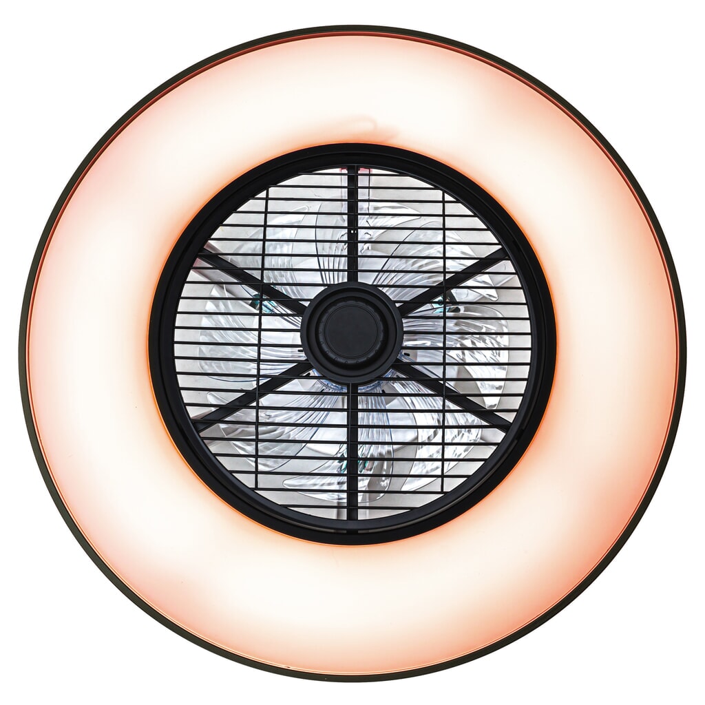 Deckenleuchte mit Ventilator - 64W 3800lm 2000-4000K IP20 Ø600mm Produktabbildung Nr. 3: Deckenleuchte mit Ventilator - 64W 3800lm 2000-4000K IP20 Ø600mm