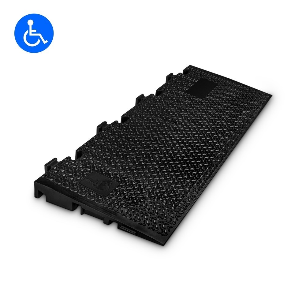 Immagine del prodotto: Defender® by Adam Hall Canalina passacavi MIDI 5 rampa 2D, nero