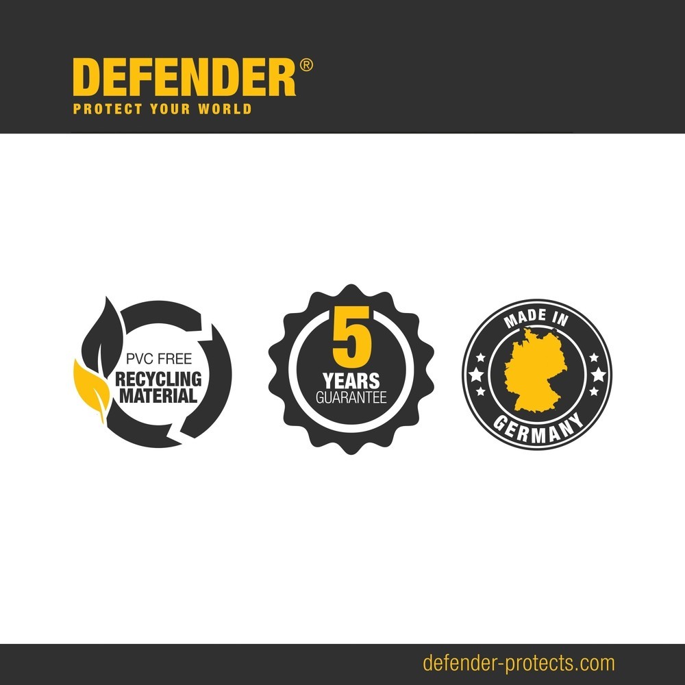 Produktabbildung Nr. 2: Defender® by Adam Hall Kabelbrücke 3 Endstück, mit Verbindern, 3 Kanäle