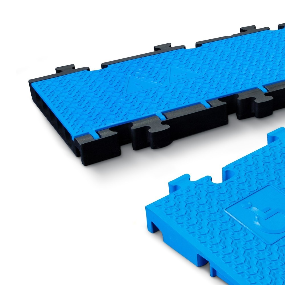 Číslo obrázka výrobku 4: Defender® by Adam Hall káblový kanál MIDI 5, 2D súprava pre rampu pre invalidné vozíky, modrá