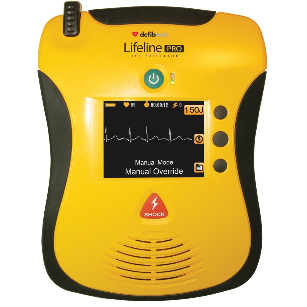 Produktabbildung: defibtech Defibrillator Lifeline PRO, inklusive Safe-Set