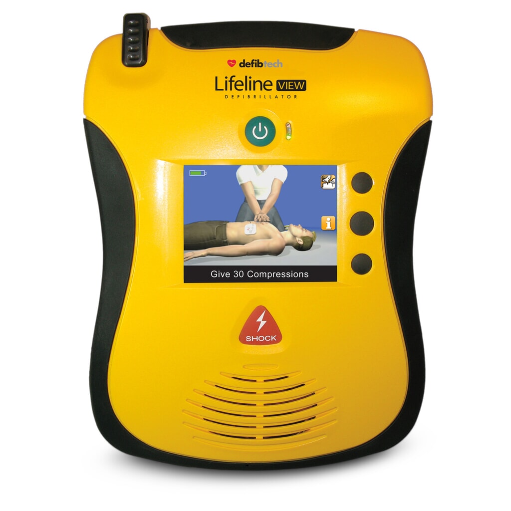 defibtech Defibrillator Lifeline View AED inklusive Safe-Set, deutsch/englisch Produktabbildung: defibtech Defibrillator Lifeline View AED inklusive Safe-Set, deutsch/englisch