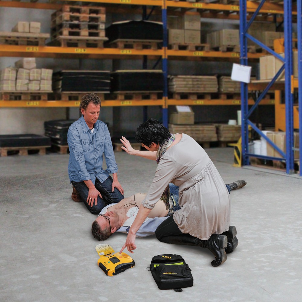 Produktabbildung Nr. 2: defibtech Defibrillator Lifeline View AED inklusive Safe-Set, deutsch/englisch
