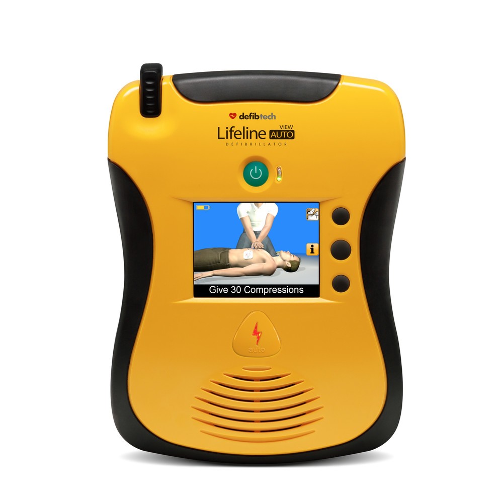 Produktabbildung: Yale® defibtech Defibrillator Lifeline View AUTO AED, inklusive Safe-Set