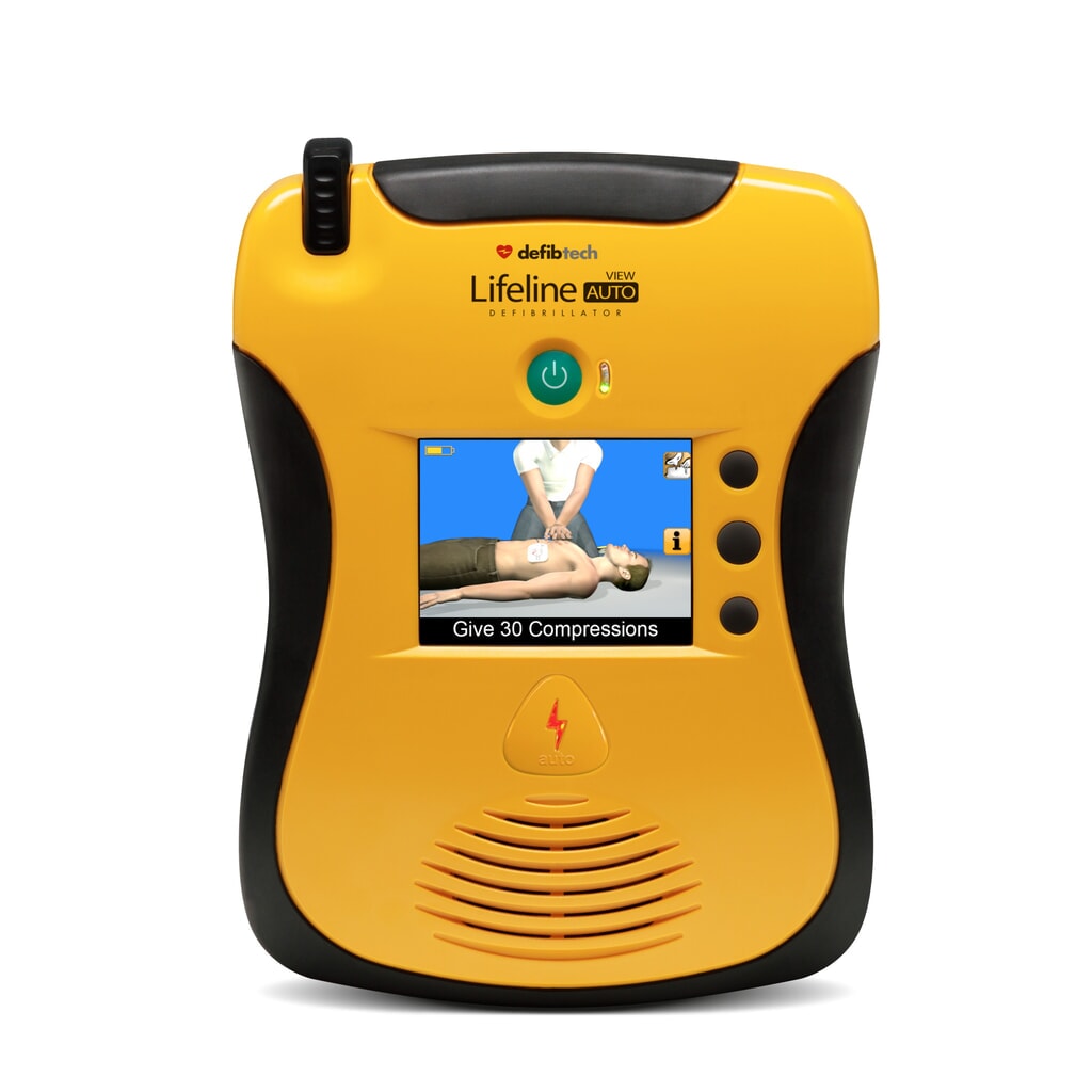 Yale® defibtech Defibrillator Lifeline View AUTO AED, inklusive Safe-Set Produktabbildung Nr. 1: Yale® defibtech Defibrillator Lifeline View AUTO AED, inklusive Safe-Set