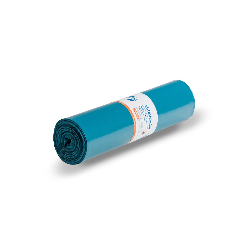 Immagine del prodotto: sacchetto dei rifiuti DEISS PREMIUM PLUS «The all-rounder», 120 litri, 700 x 1.100 mm, LDPE, 25 pezzi/rotolo, 10 rotoli/confezione
