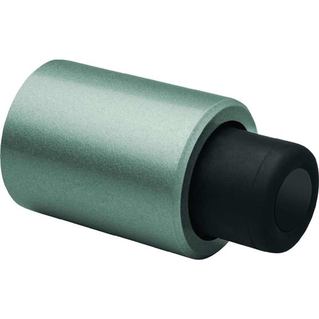 DENI Anschlagpuffer, Länge 110 mm, Leichtmetall silberfarbig lackiert Produktabbildung: DENI Anschlagpuffer, Länge 110 mm, Leichtmetall silberfarbig lackiert