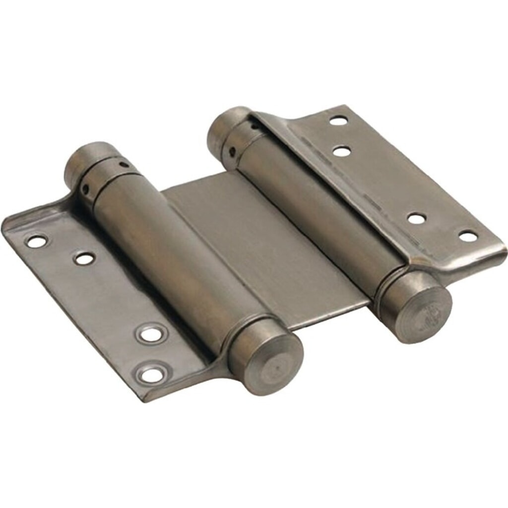DENI Pendeltürband, Stahl vernickelt, Größe 33 Länge 125 mm Produktabbildung: DENI Pendeltürband, Stahl vernickelt, Größe 33 Länge 125 mm
