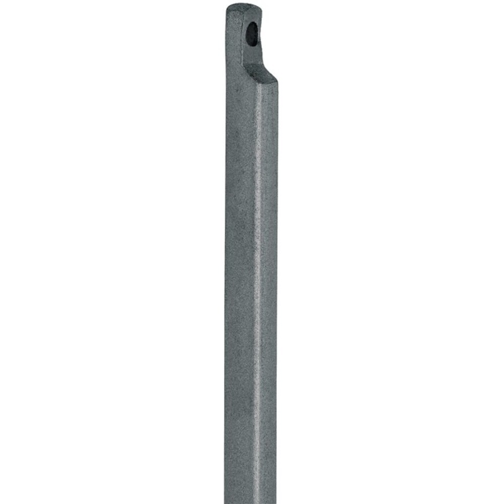 Produktabbildung: DENI Treibriegelstange, Ø 13 mm, mit Aussparung einseitig 1250 mm, Stahl hell verzinkt