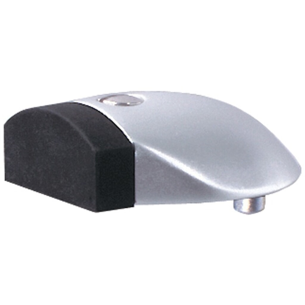 DENI Türpuffer 3846, Aluminium naturfarbig / F1, Ø 60 mm Höhe 20 mm, Dübelmontage Produktabbildung: DENI Türpuffer 3846, Aluminium naturfarbig / F1, Ø 60 mm Höhe 20 mm, Dübelmontage