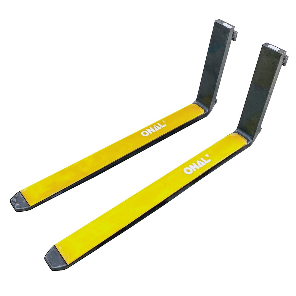 N° de l'image du produit 1 : Dents de fourche BASIN avec revêtement antidérapant, FEM 2A, HxLxP 40 x 80 x 1000 mm